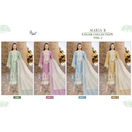 MARIA B COLOUR COLLECTION VOL 1 SHREE (Cotton Dupatta)