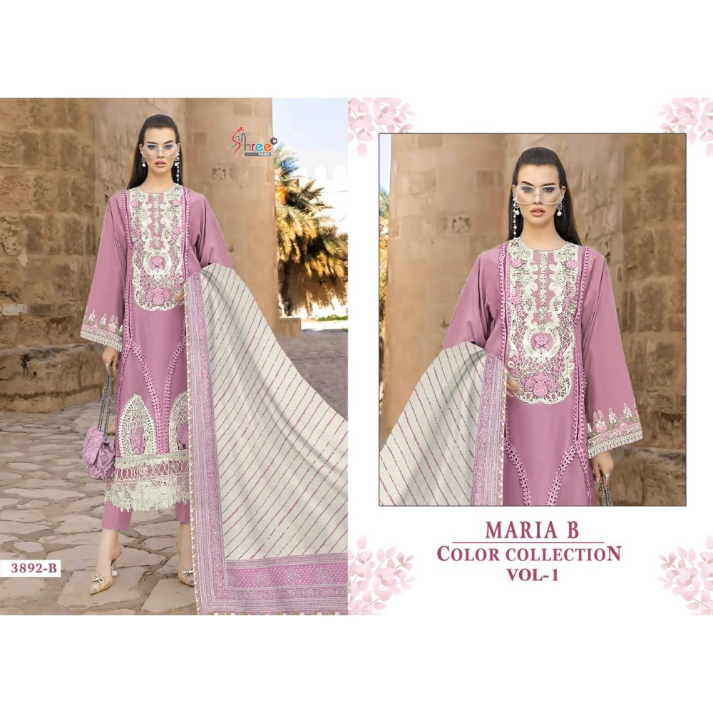 MARIA B COLOUR COLLECTION VOL 1 SHREE (Cotton Dupatta)
