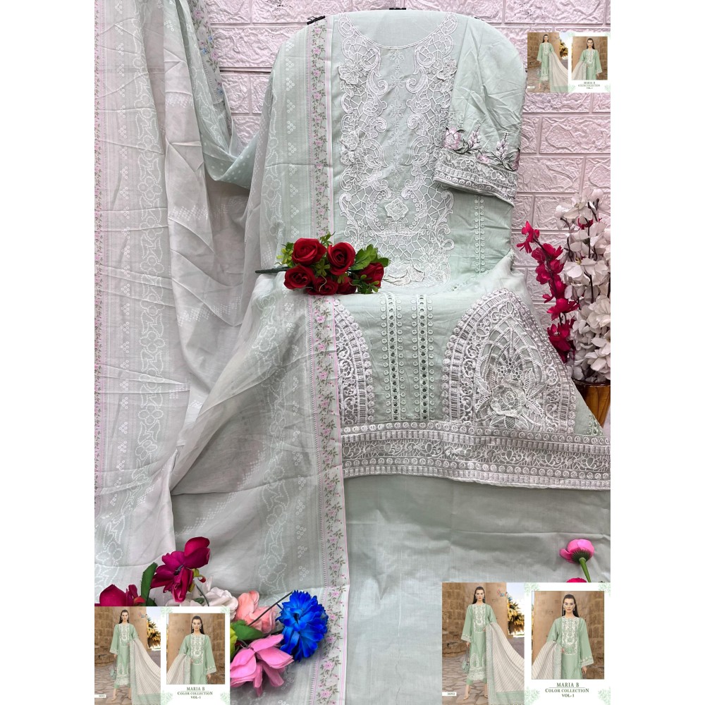 MARIA B COLOUR COLLECTION VOL 1 SHREE (Cotton Dupatta)