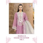 MARIA B COLOUR COLLECTION VOL 1 SHREE (Cotton Dupatta)