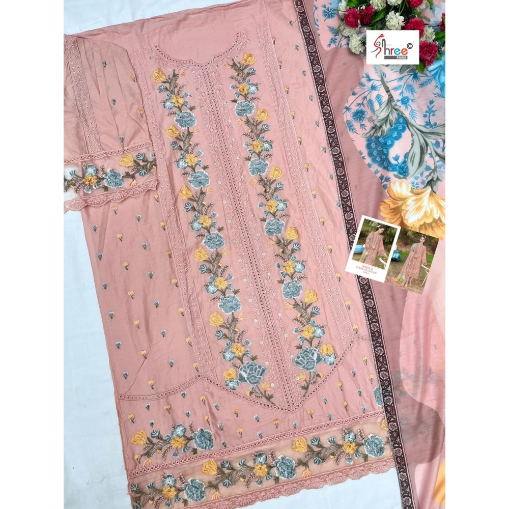 MARIA B COLOUR COLLECTION VOL 3 SHREE (Cotton Dupatta)