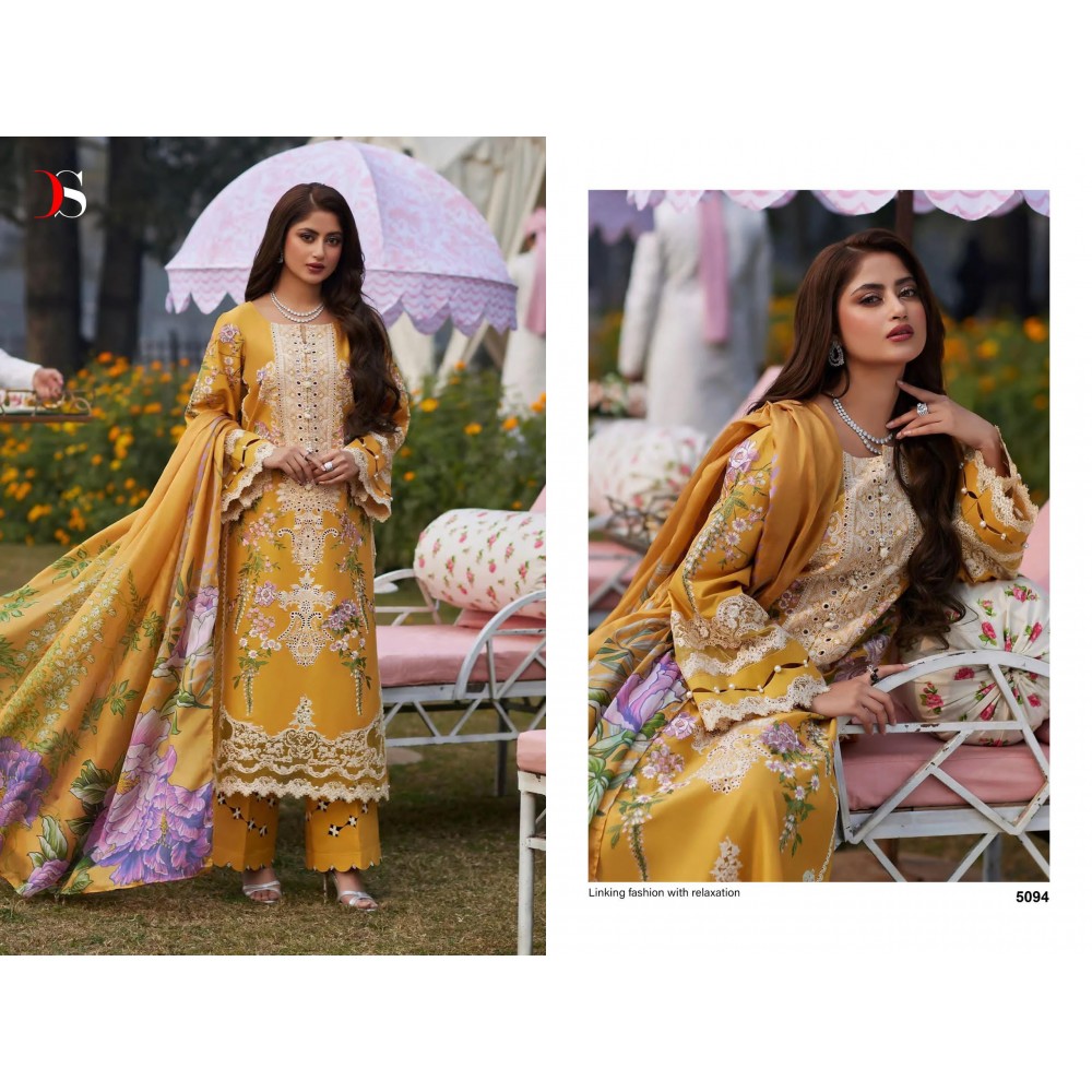 MARIA B EMBROIDERED LAWN 24 DEEPSY SUITS 