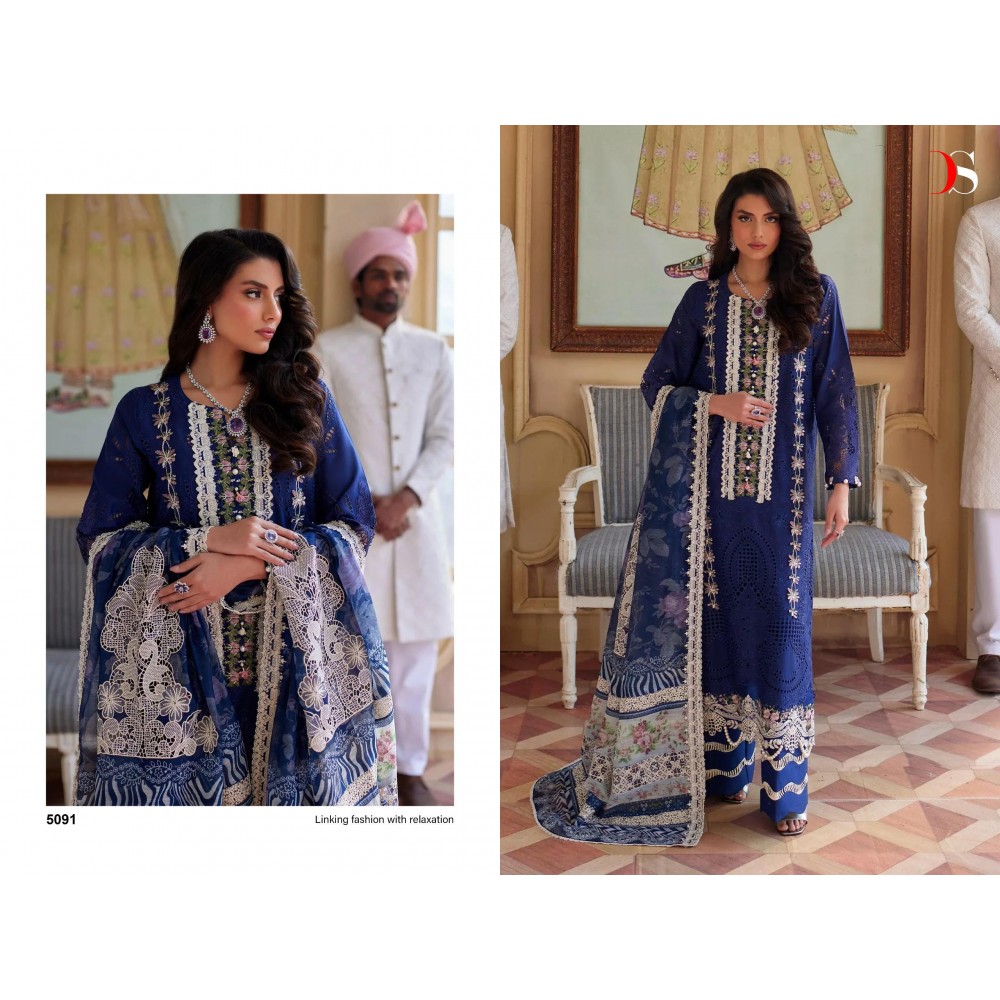 MARIA B EMBROIDERED LAWN 24 DEEPSY SUITS 