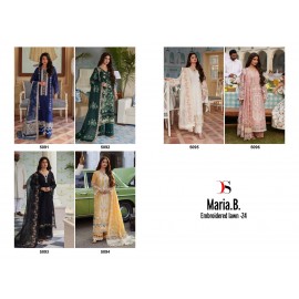 MARIA B EMBROIDERED LAWN 24 DEEPSY SUITS 