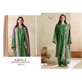 MARIA B EXCLUSIVE COLLECTION VOL 11 SHREE (Chiffon Dupatta)