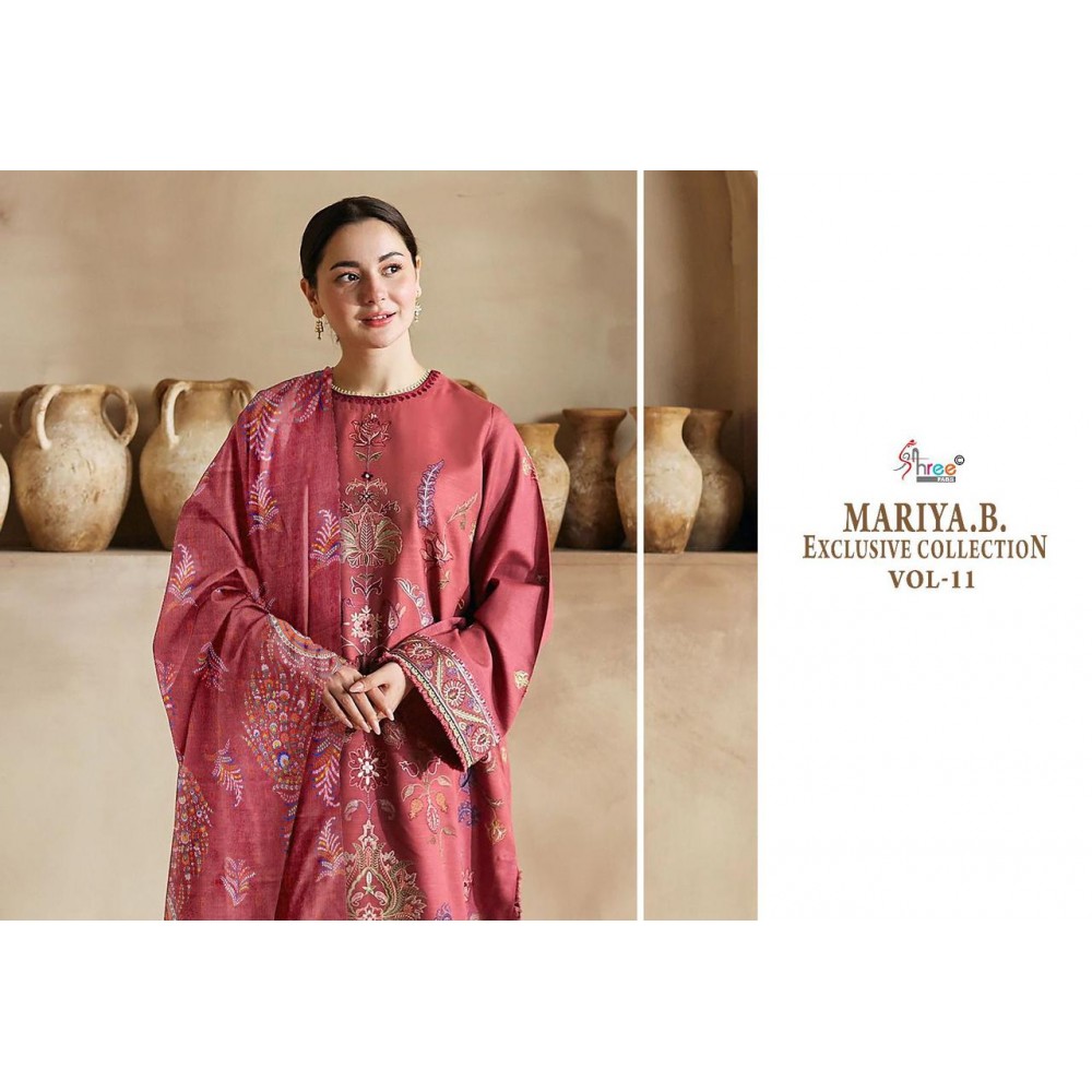 MARIA B EXCLUSIVE COLLECTION VOL 11 SHREE (Cotton Dupatta)