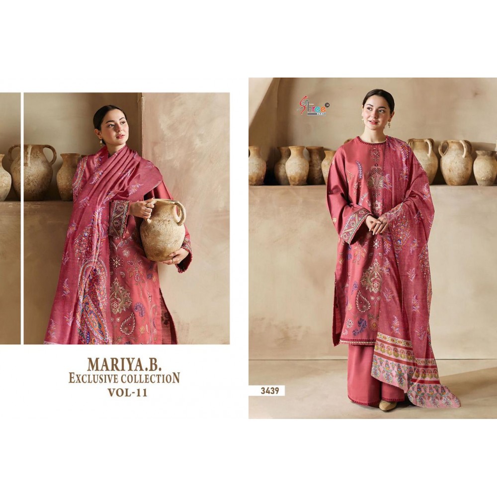 MARIA B EXCLUSIVE COLLECTION VOL 11 SHREE (Chiffon Dupatta)