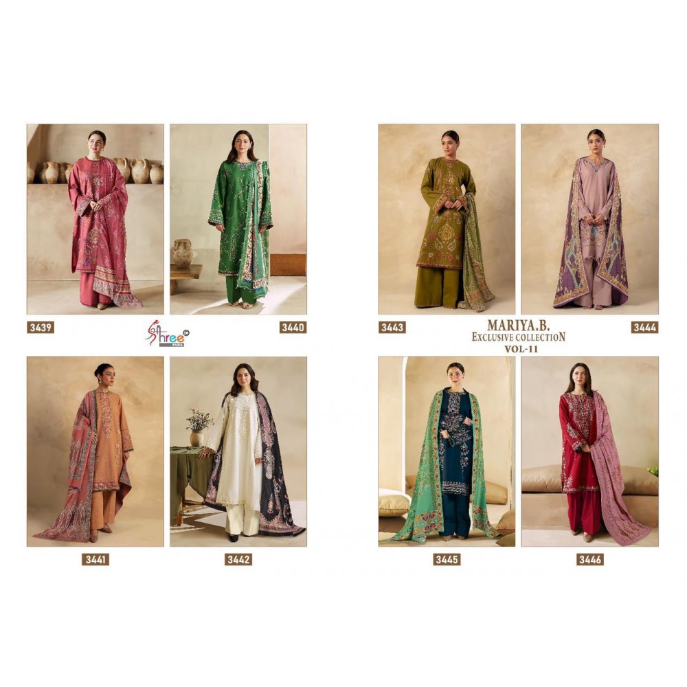 MARIA B EXCLUSIVE COLLECTION VOL 11 SHREE (Cotton Dupatta)