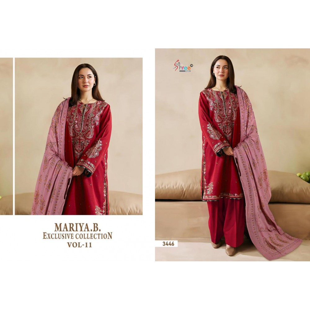 MARIA B EXCLUSIVE COLLECTION VOL 11 SHREE (Chiffon Dupatta)