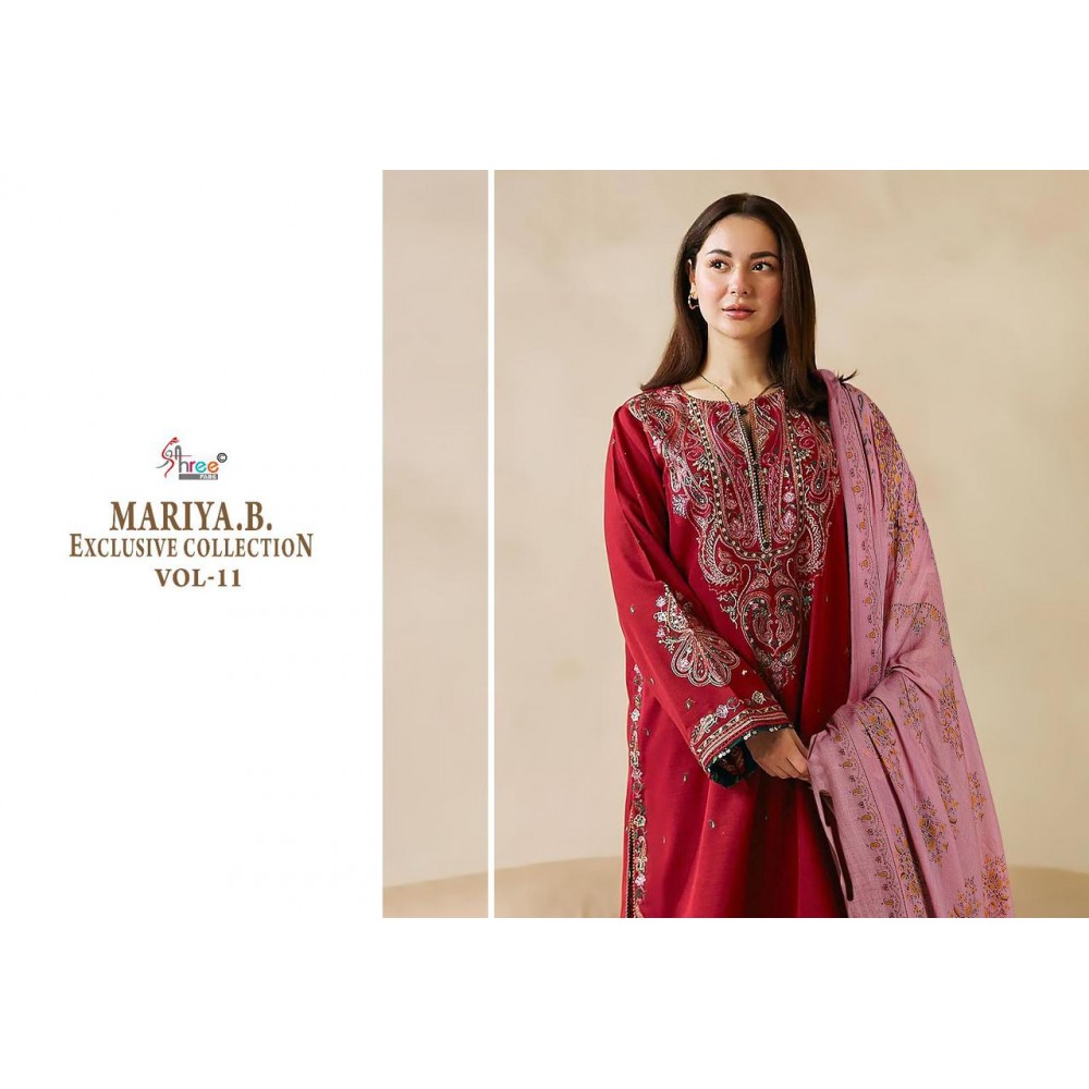 MARIA B EXCLUSIVE COLLECTION VOL 11 SHREE (Chiffon Dupatta)