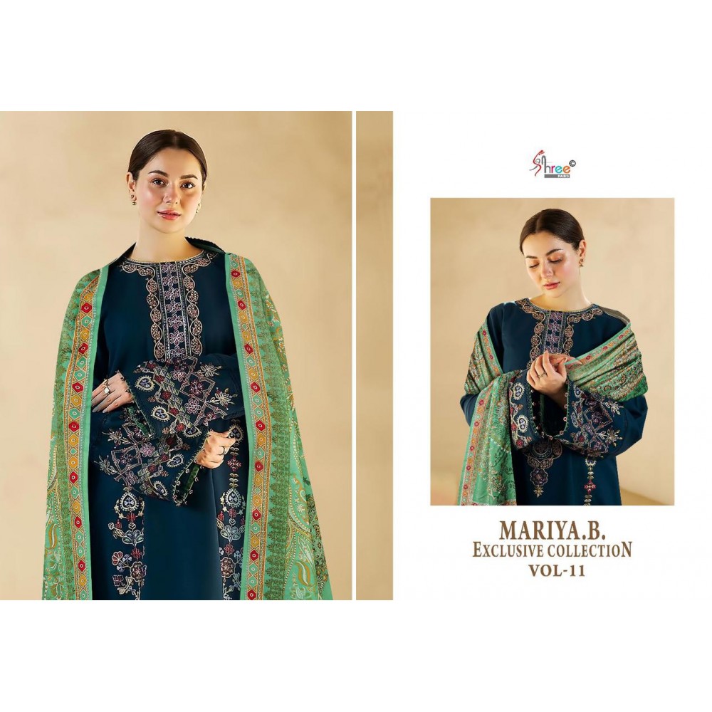 MARIA B EXCLUSIVE COLLECTION VOL 11 SHREE (Chiffon Dupatta)