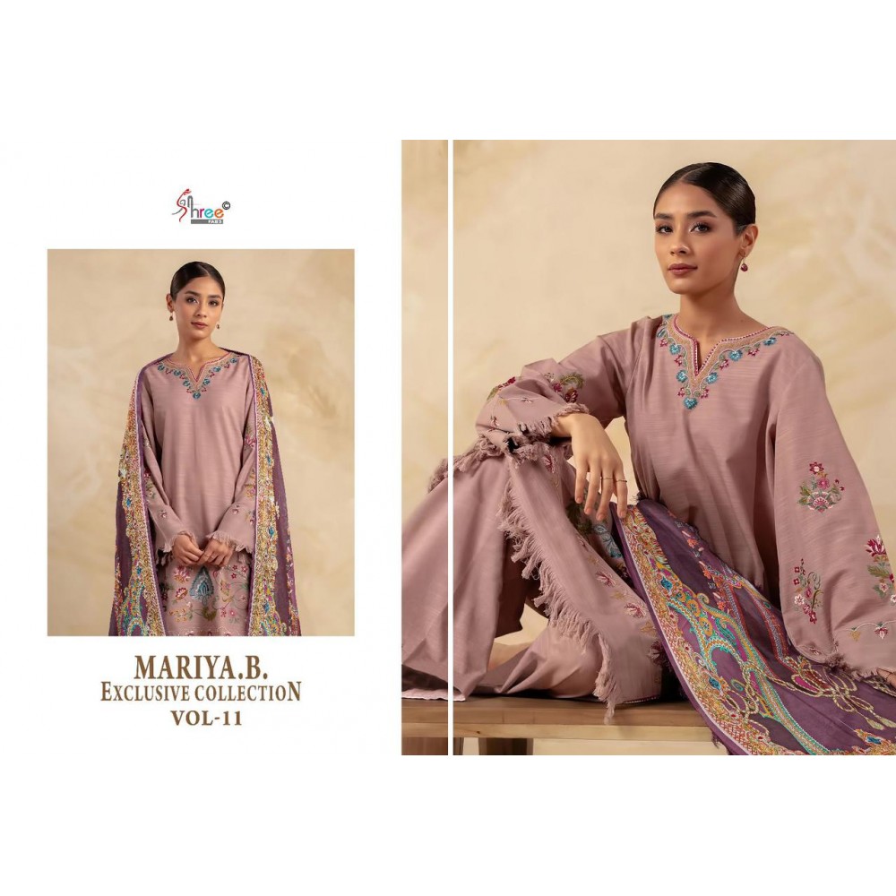 MARIA B EXCLUSIVE COLLECTION VOL 11 SHREE (Chiffon Dupatta)