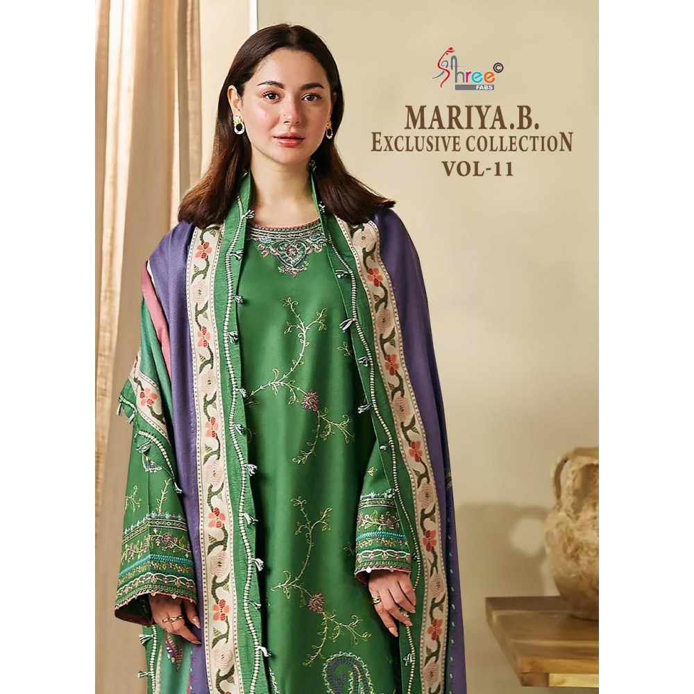 MARIA B EXCLUSIVE COLLECTION VOL 11 SHREE (Chiffon Dupatta)