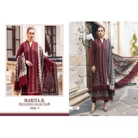 MARIA B EXCLUSIVE COLLECTION VOL 7 SHREE (Chiffon Dupatta)