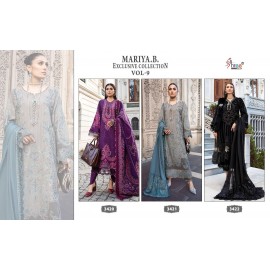 MARIA B EXCLUSIVE VOL 9 SHREE (Chiffon Dupatta)