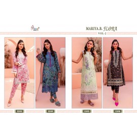 MARIA B FLORA VOL 2 SHREE (Chiffon Dupatta)