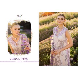 MARIA B FLORA VOL 3 SHREE (Cotton Dupatta)