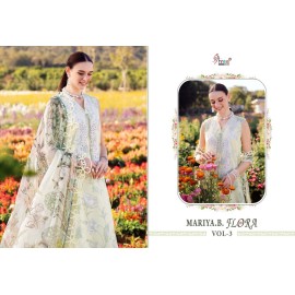 MARIA B FLORA VOL 3 SHREE (Cotton Dupatta)
