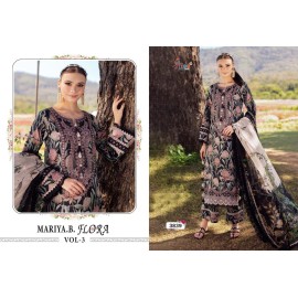 MARIA B FLORA VOL 3 SHREE (Cotton Dupatta)
