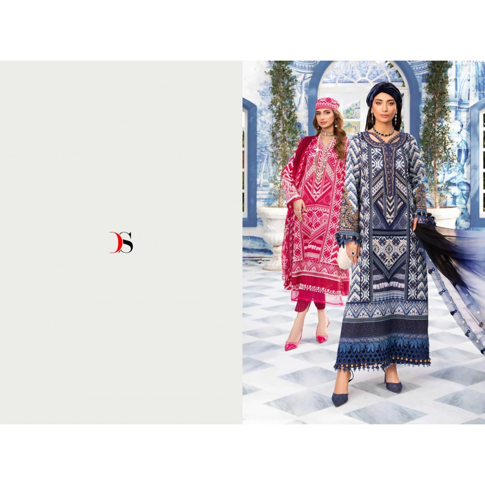 MARIA B MPRINT 24-2 BY DEEPSY SUITS (Chiffon Dupatta)