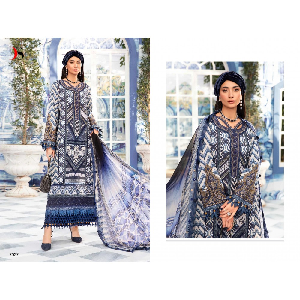 MARIA B MPRINT 24-2 BY DEEPSY SUITS (Chiffon Dupatta)