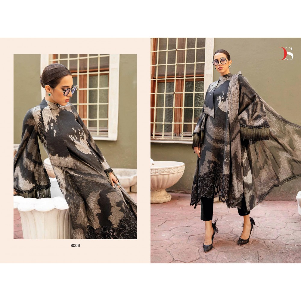 MARIA B MPRINT 24-4 BY DEEPSY SUITS (Chiffon Dupatta)