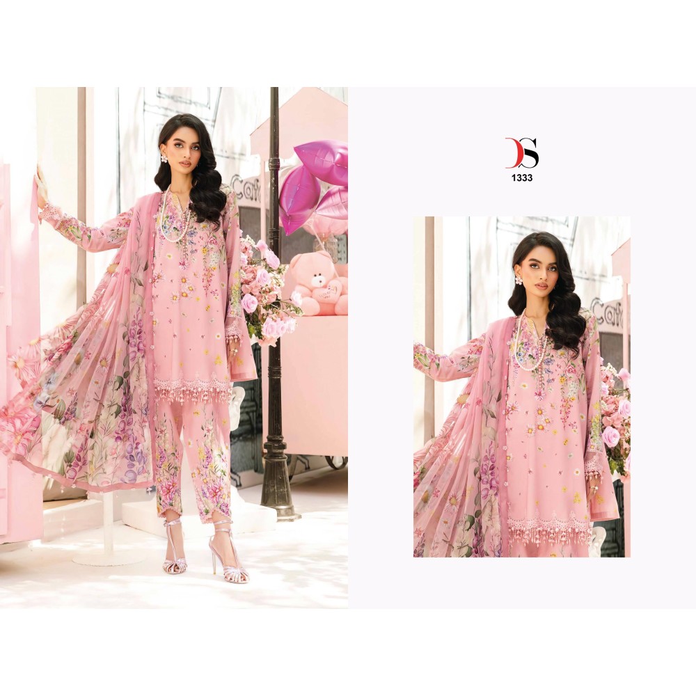 MARIA B MPRINT 25-2 BY DEEPSY (Cotton Dupatta)