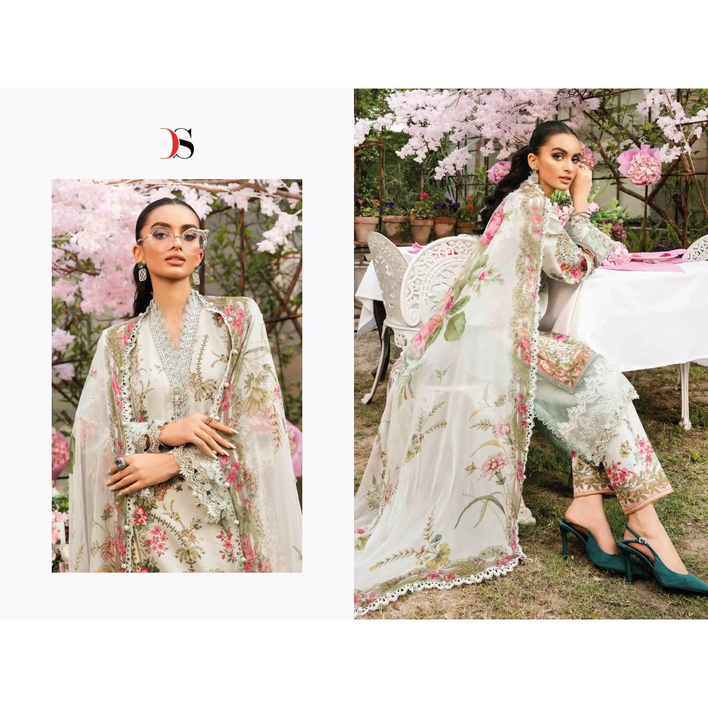 MARIA B MPRINT 25-2 BY DEEPSY (Cotton Dupatta)