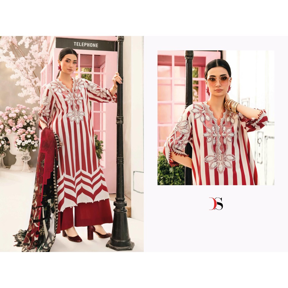 MARIA B MPRINT 25-2 BY DEEPSY (Cotton Dupatta)
