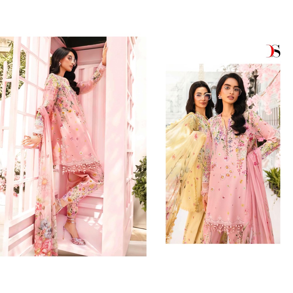 MARIA B MPRINT 25-2 BY DEEPSY (Cotton Dupatta)