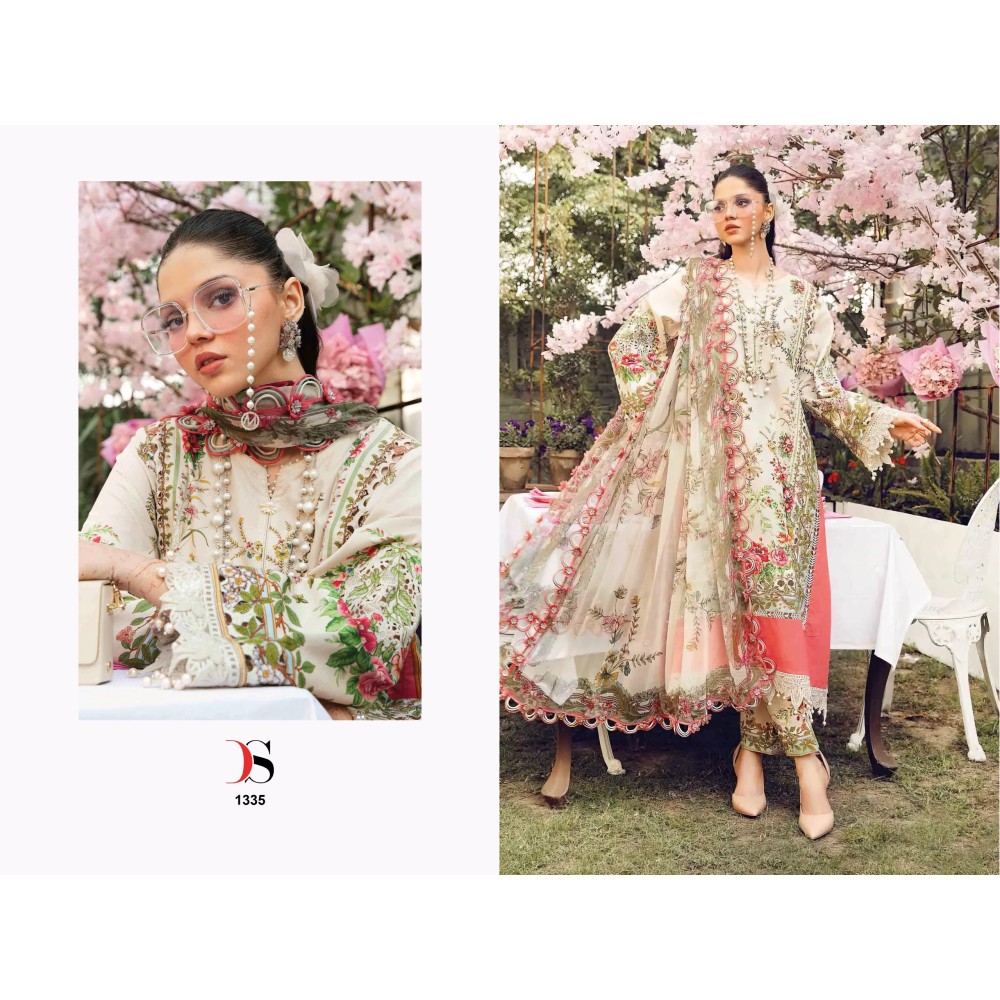 MARIA B MPRINT 25-2 BY DEEPSY (Cotton Dupatta)