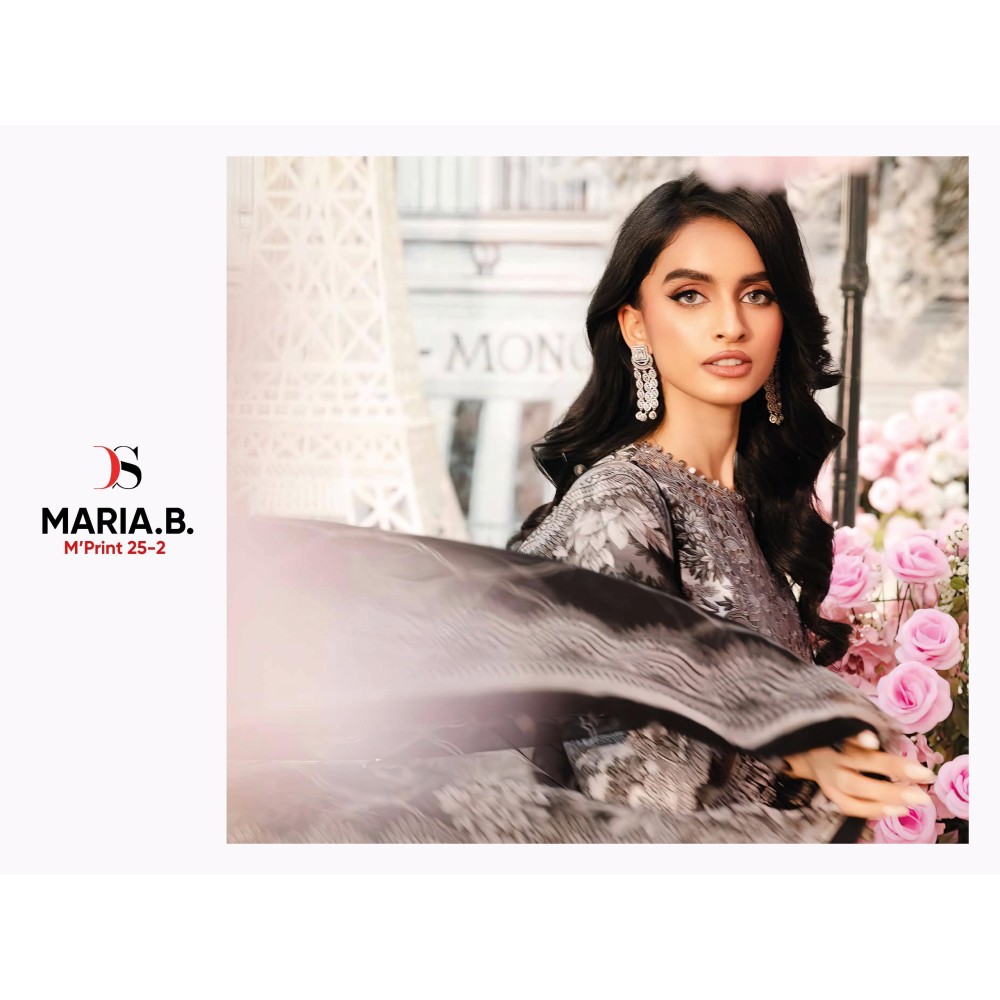 MARIA B MPRINT 25-2 BY DEEPSY (Cotton Dupatta)