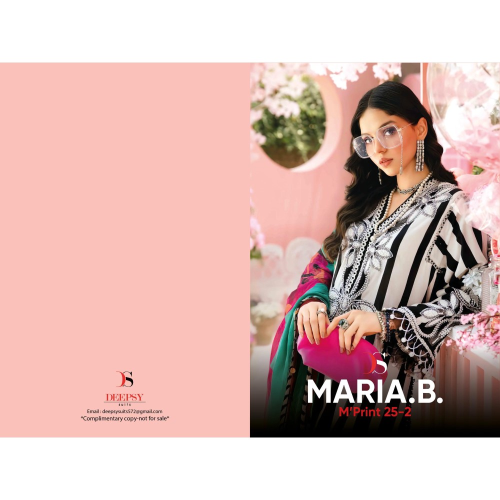 MARIA B MPRINT 25-2 BY DEEPSY (Cotton Dupatta)