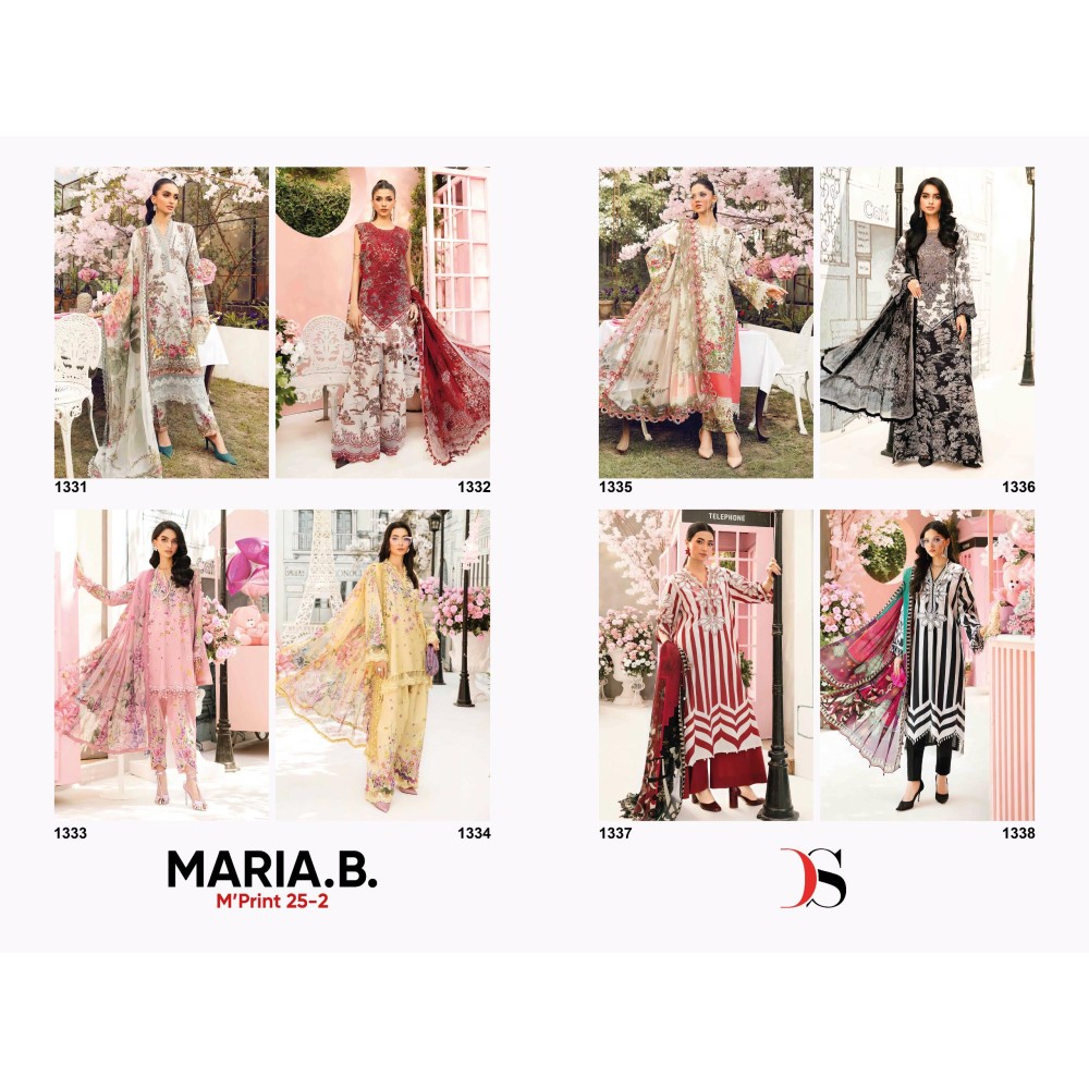 MARIA B MPRINT 25-2 BY DEEPSY (Cotton Dupatta)