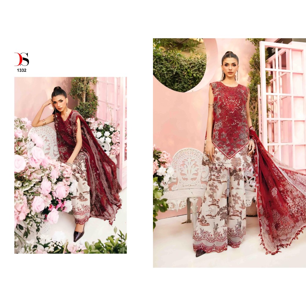 MARIA B MPRINT 25-2 BY DEEPSY (Cotton Dupatta)