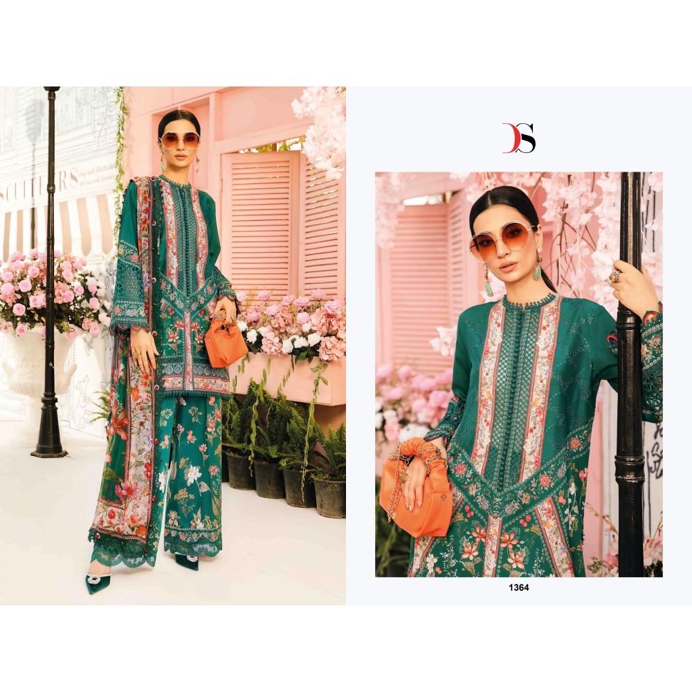 MARIA B MPRINT 25-3 BY DEEPSY (Chiffon Dupatta)