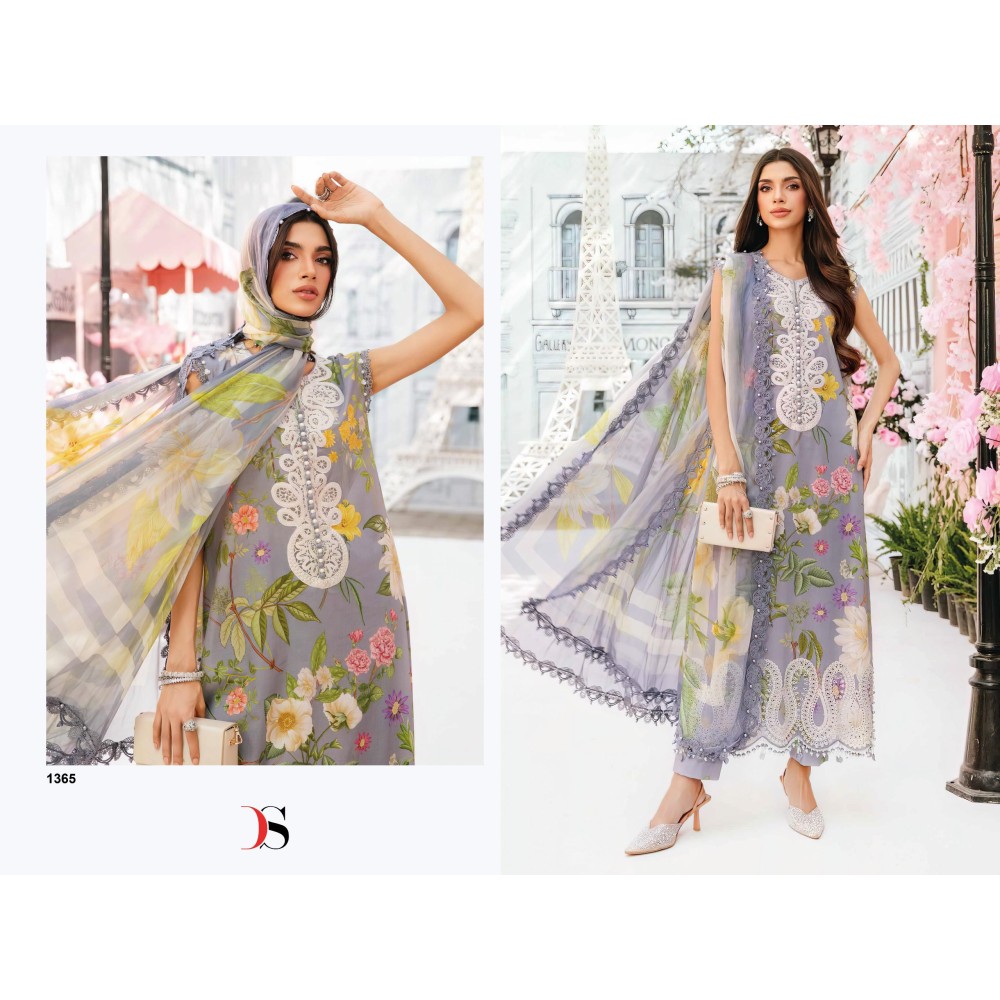MARIA B MPRINT 25-3 BY DEEPSY (Chiffon Dupatta)