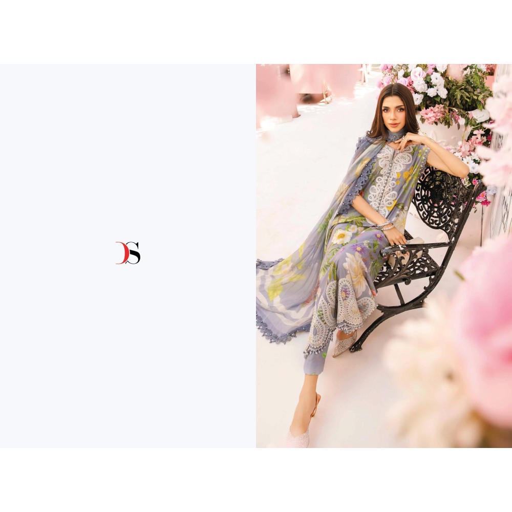MARIA B MPRINT 25-3 BY DEEPSY (Chiffon Dupatta)
