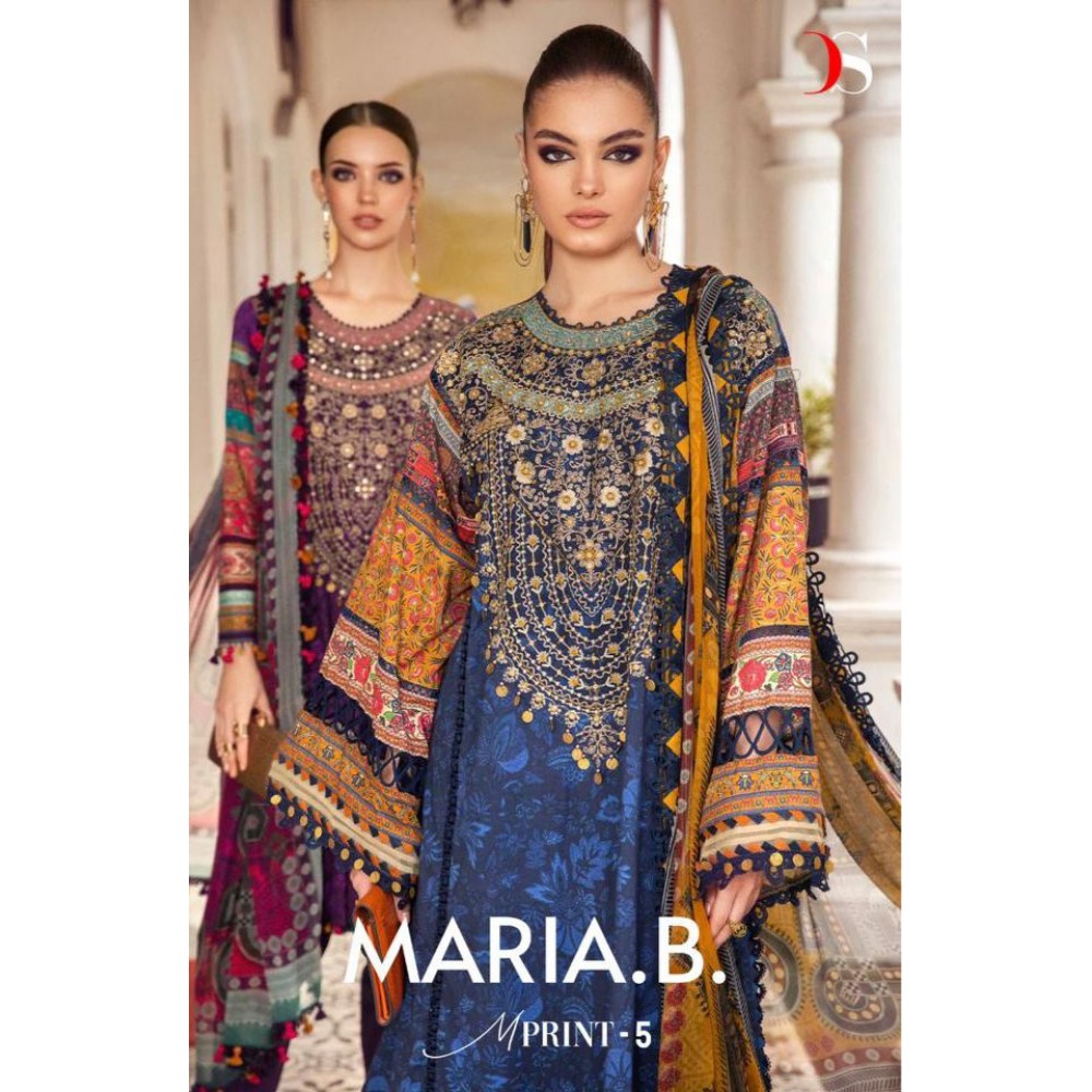 MARIA B MPRINT 5 BY DEEPSY SUITS (Cotton Dupatta)