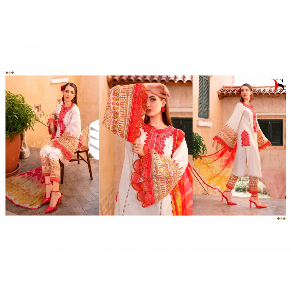 MARIA B MPRINT SPRING SUMMER 23-2 BY DEEPSY (Chiffon Dupatta)