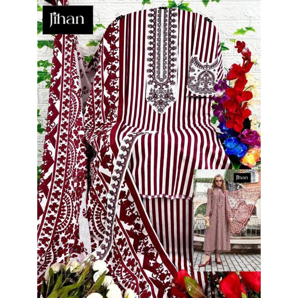 MARIA B MPRINT SPRING SUMMER JIHAN (Chiffon Dupatta)