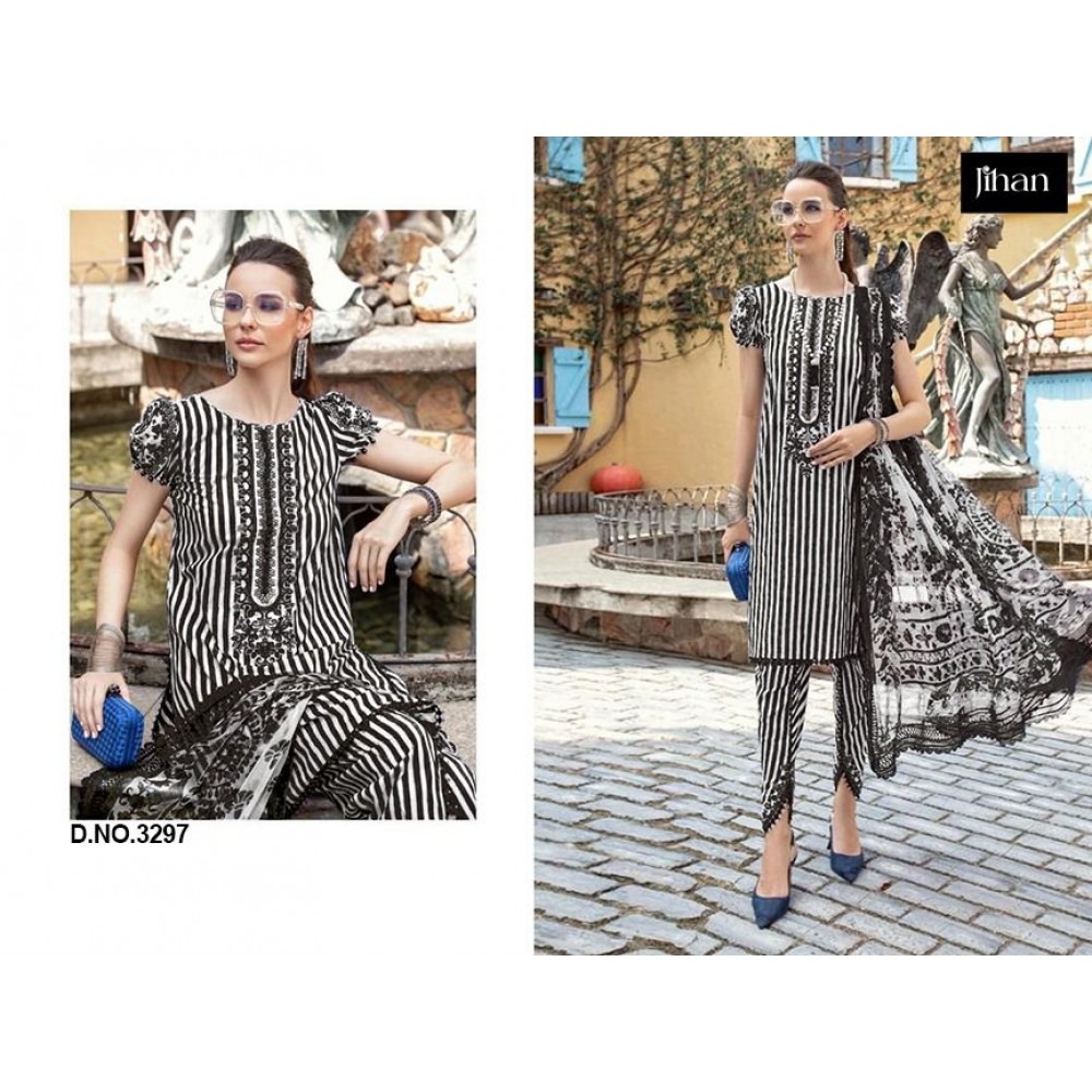 MARIA B MPRINT SPRING SUMMER JIHAN (Chiffon Dupatta)