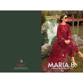 MARIA B PREMIUM EMBROIDERED 25-2 DEEPSY SUITS (cotton Dupatta)