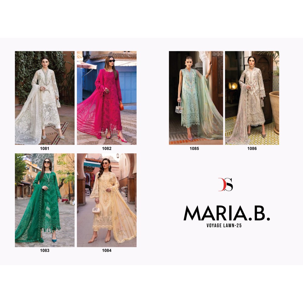 MARIA B VOYAGE LAWN 25 BY DEEPSY (Chiffon Dupatta)