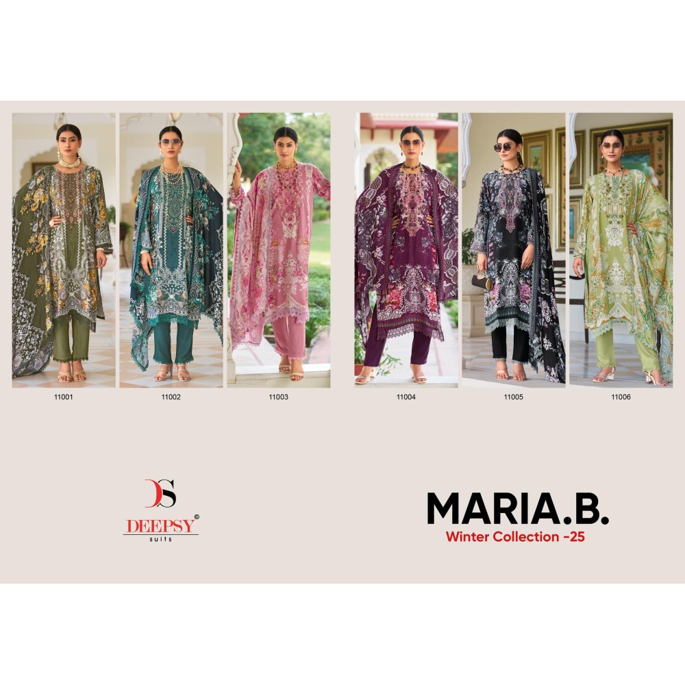 MARIA B WINTER COLLECTION 25 BY DEEPSY SUITS (winter Collection)