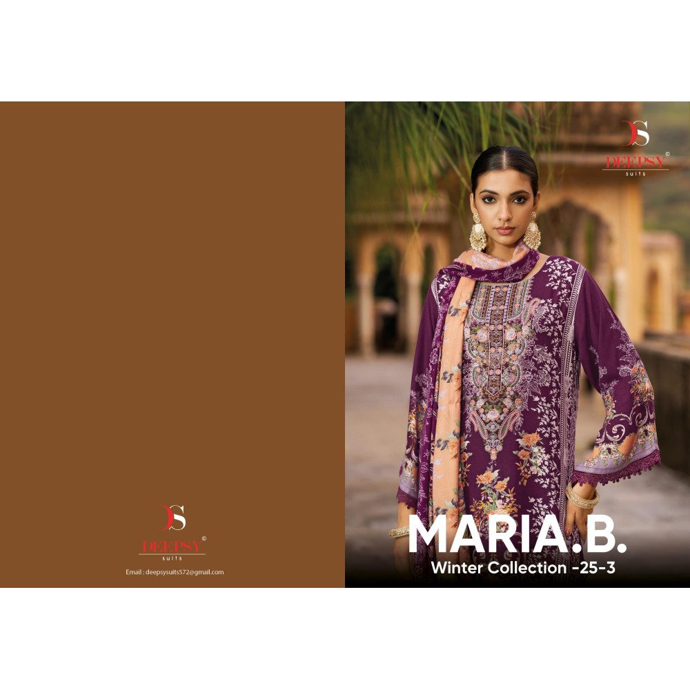 MARIA B WINTER COLLECTION 25-3 BY DEEPSY SUITS (winter Collection)