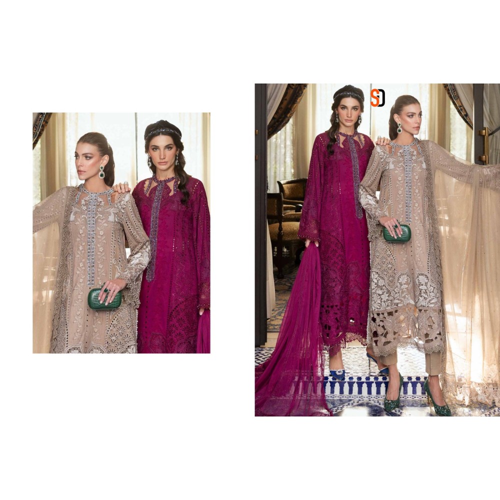 MARIA.B LAWN VOL 2 SHRADDHA (Cotton Dupatta)