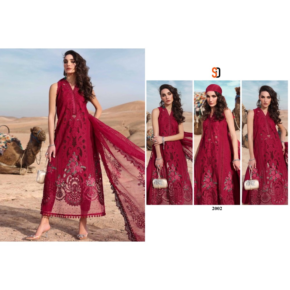 MARIA.B LAWN VOL 2 SHRADDHA (Cotton Dupatta)
