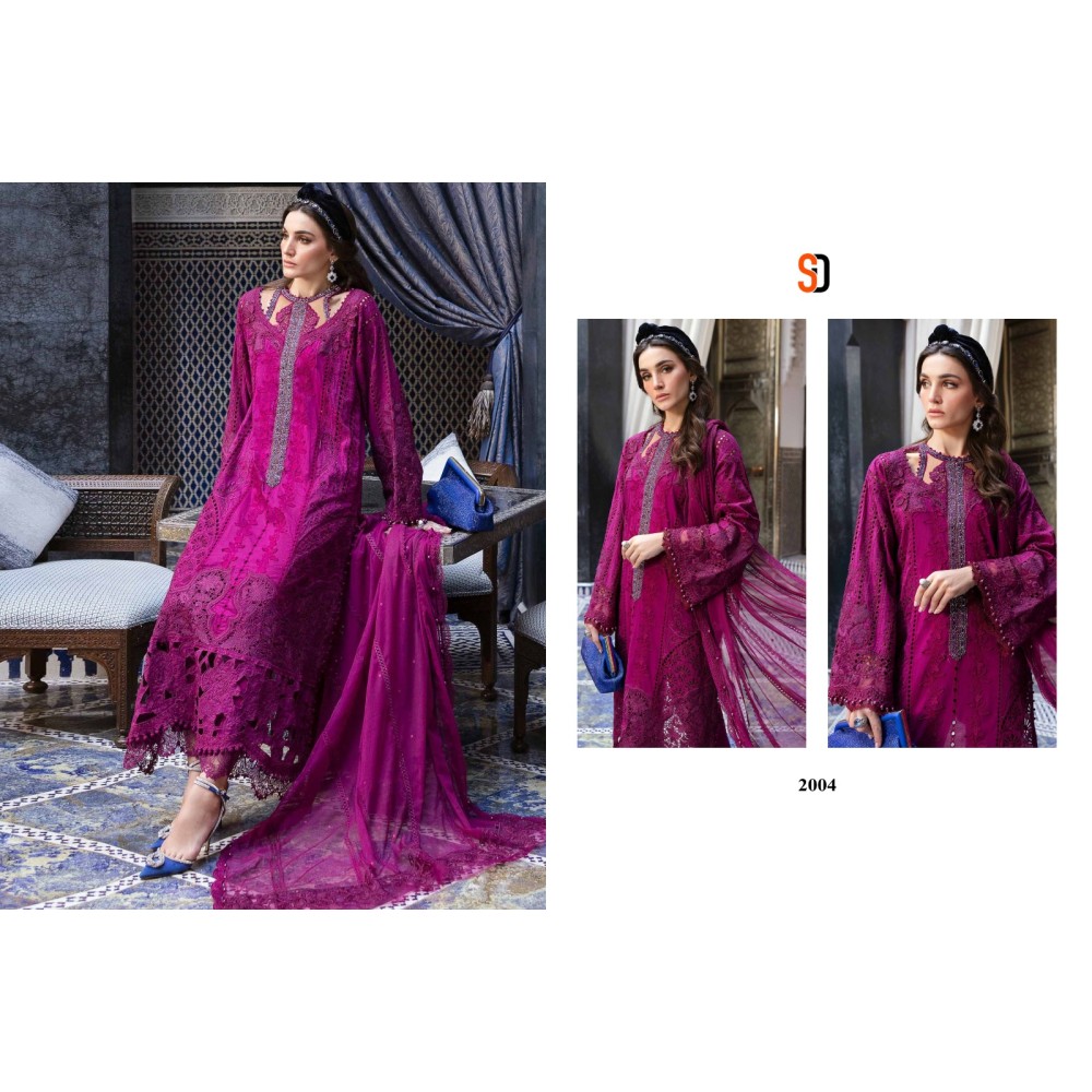 MARIA.B LAWN VOL 2 SHRADDHA (Cotton Dupatta)
