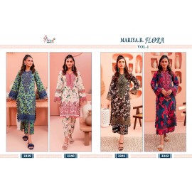 MARIAB FLORA VOL 1 SHREE  (Cotton Dupatta)